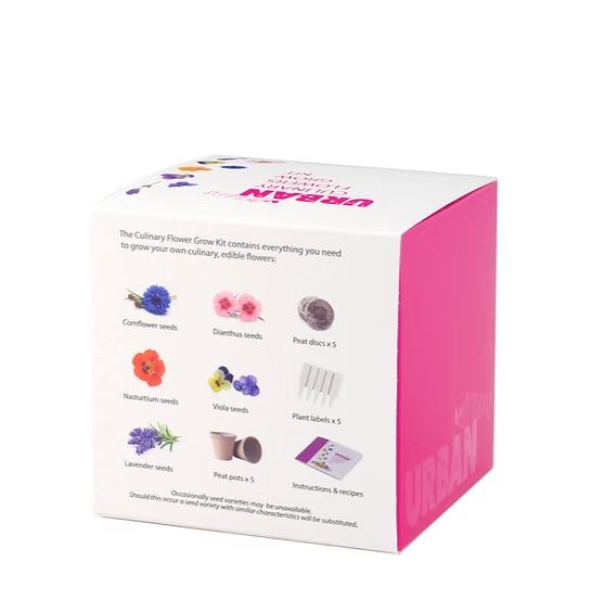 Urban Greens Garden Starter Kit - Culinary Flowers Edible Flower Grow Kit