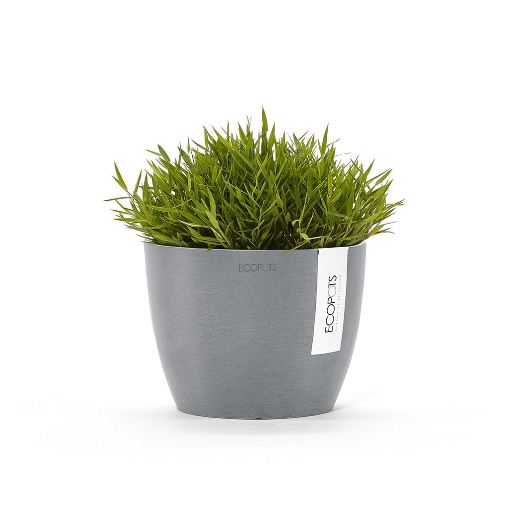 EcoPots Stockholm 16cm Pot - Blue Grey