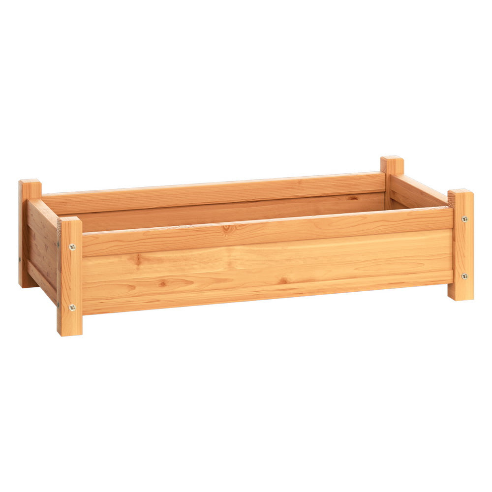 Green Fingers Raised Garden Bed – Fir Wood (65x33x16cm)