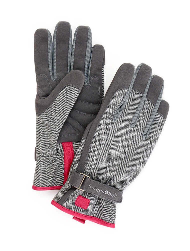 "Love The Glove" Women's Gardening Gloves - Grey Tweed