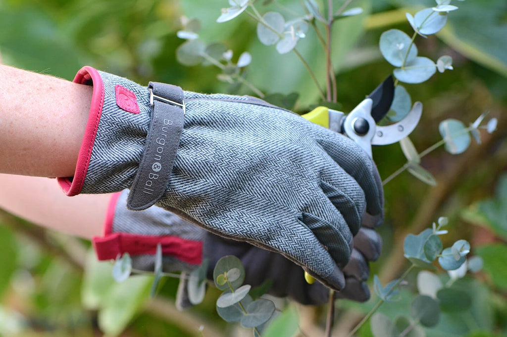 "Love The Glove" Women's Gardening Gloves - Grey Tweed