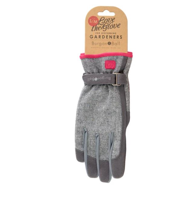 "Love The Glove" Women's Gardening Gloves - Grey Tweed