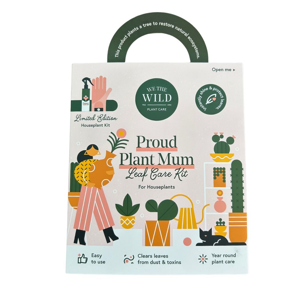 'We the Wild' Proud Plant Mum Leaf Care Kit