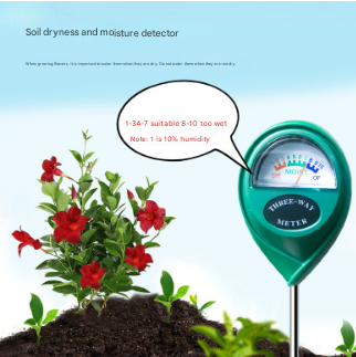 2 Pcs Green Soil Moisture Meter for Potted Plants