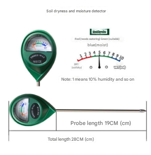 2 Pcs Green Soil Moisture Meter for Potted Plants
