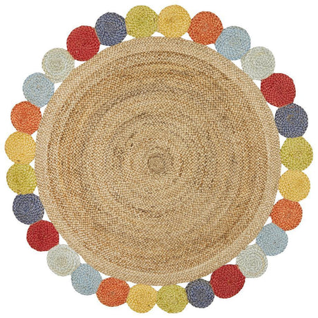Atrium Tutti Multi By Rug Culture - 120X120CM - ROUND