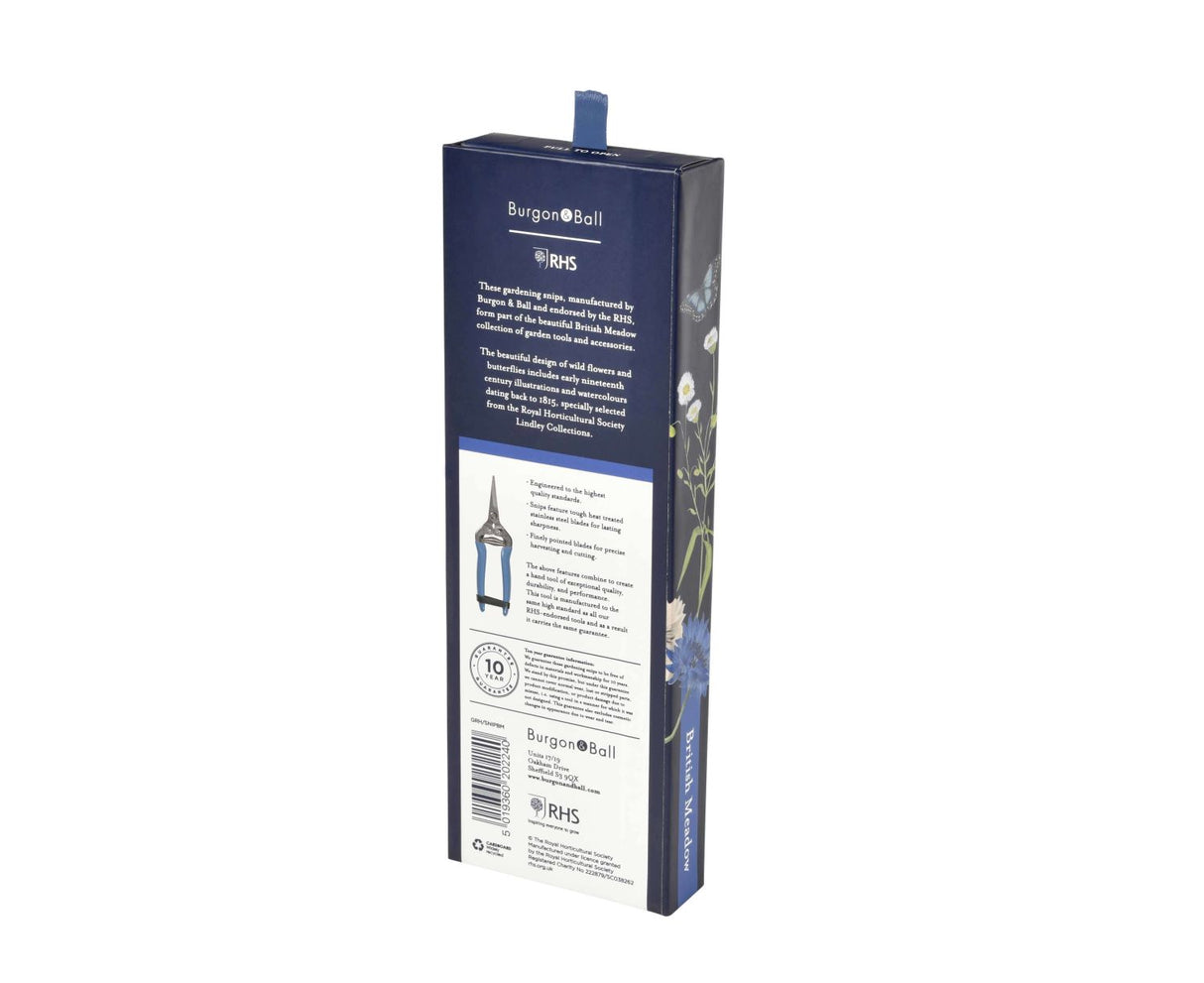 Burgon and Ball packaging with text and branding on a white background