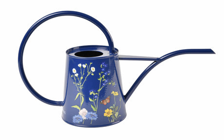 British Meadow Navy Floral Indoor Watering Can
