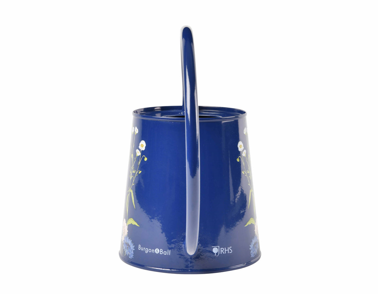 British Meadow Navy Floral Indoor Watering Can