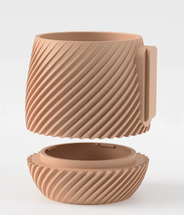 Swirl Wall Planter - 11.4cm