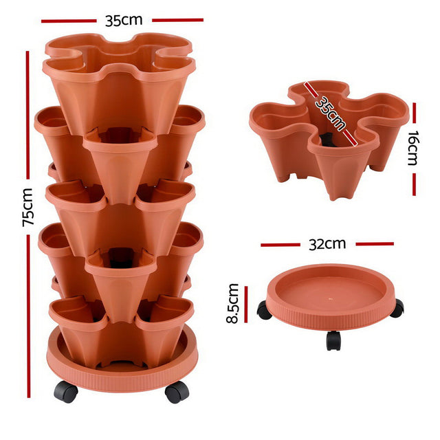 Vertical Garden 'Get Started' Bundle - Brick Red