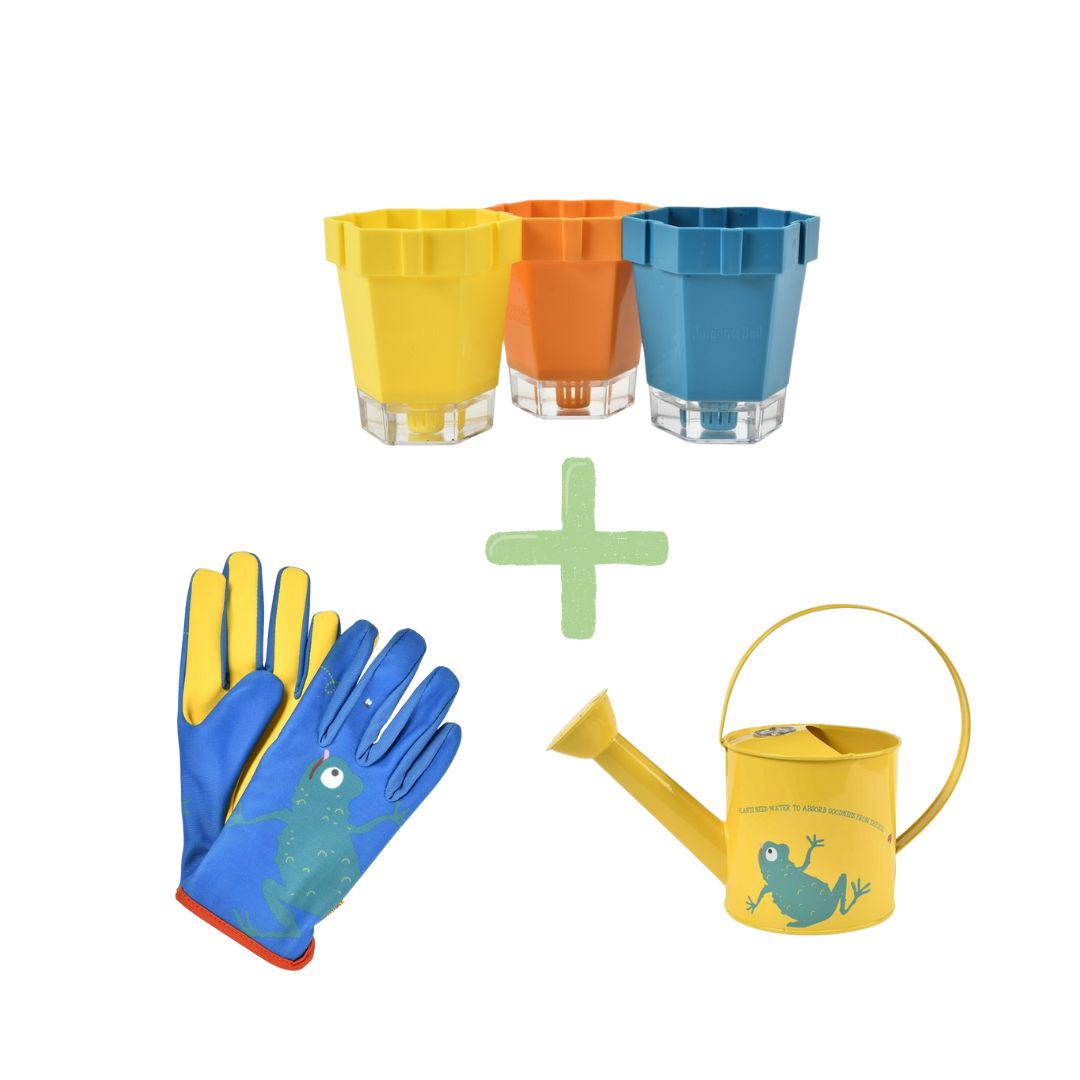 'Get Me Gardening' Childrens Garden Set Yellow Frog