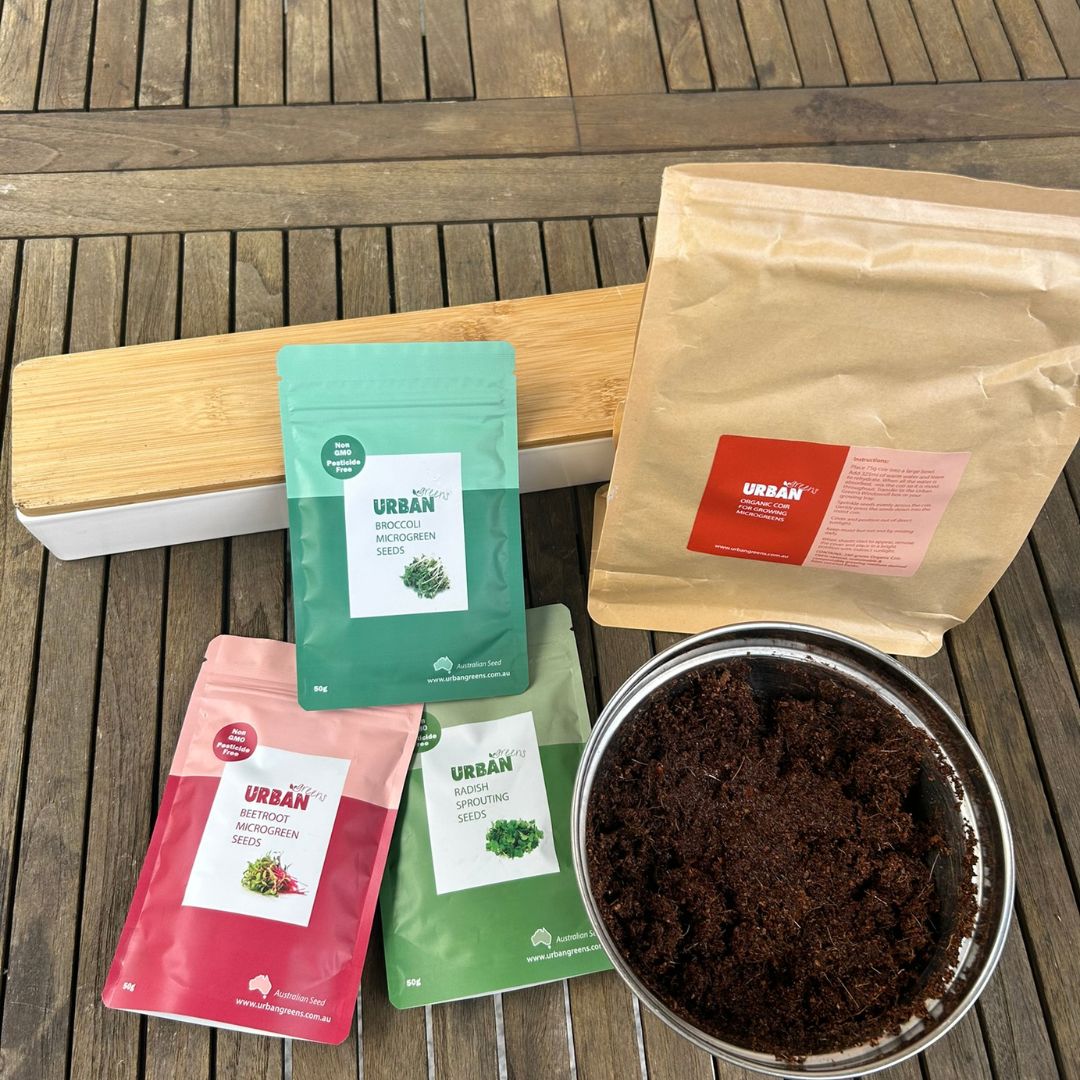 MicroGreens Windowsill Planter Seed and Coir Pack