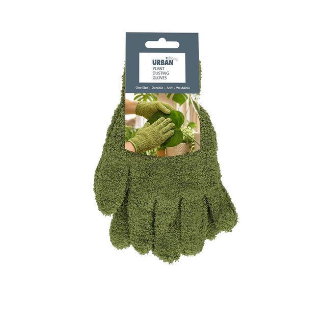 Urban Greens Plant Dusting Gloves - Microfibre Indoor Plant Leaf Care Gloves