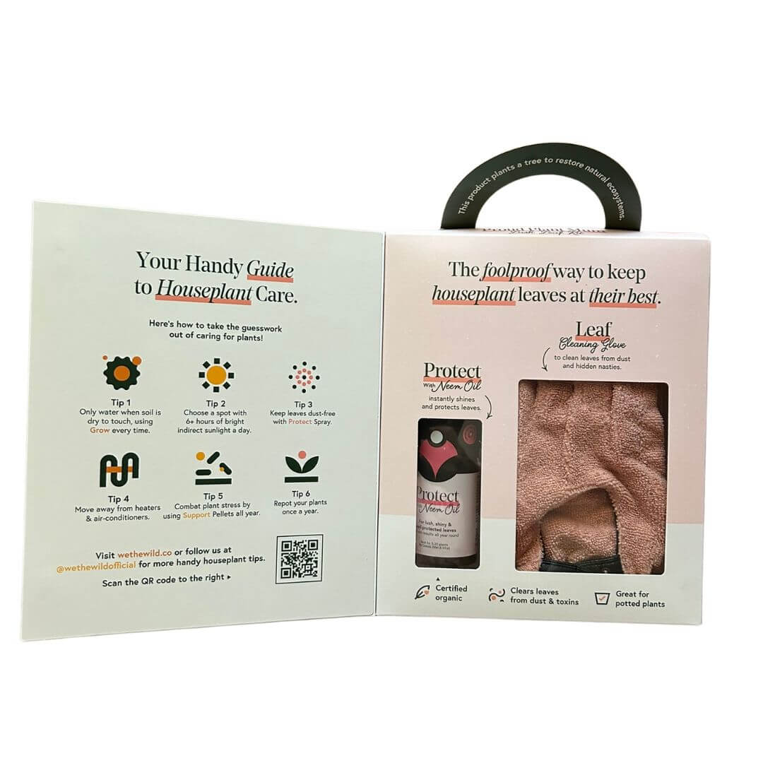 'We the Wild' Proud Plant Mum Leaf Care Kit