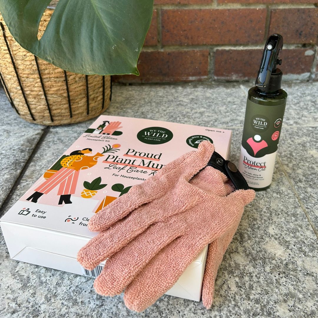 'We the Wild' Proud Plant Mum Leaf Care Kit