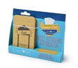 Burgon & Ball Seed Storage Envelopes in retail packaging, featuring kraft paper seed envelopes inside a blue and light blue cardboard display box.