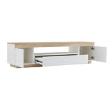 Ashley Coastal White Wooden TV Cabinet Entertainment Unit