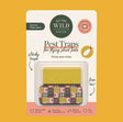 Packaging of pest traps for plants with 'We the Wild' branding on a yellow background